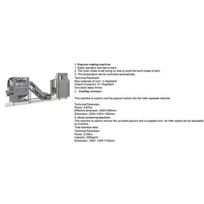 Linia do produkcji popcornu karmelowego